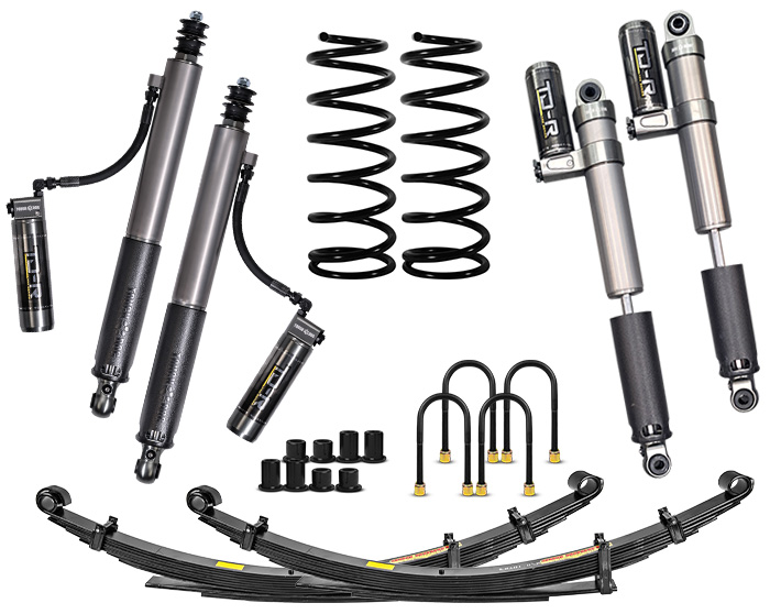 Remote Res Suspension Lift Kit — Toyota LandCruiser 200 Series — GX, GXL, VX, Sahara — 11/2007-2021
